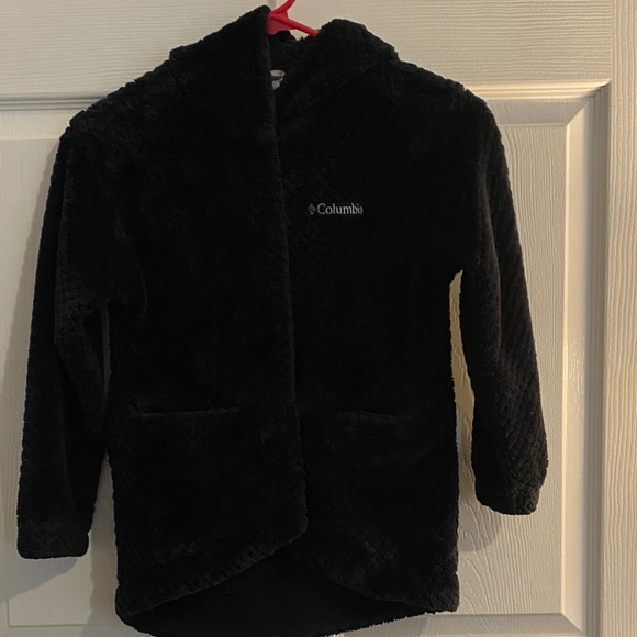 Columbia Kids Black Fleece Coat - Picture 1 of 6
